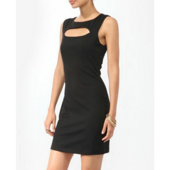 Forever 21 black cutout Dress - Picture 6 of 8